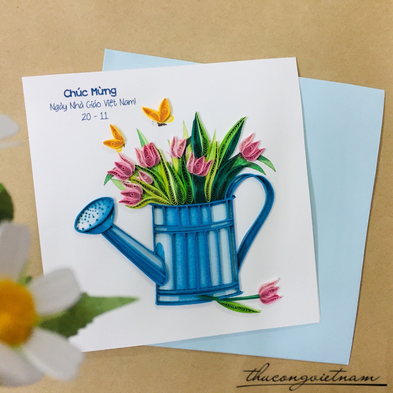 Thiệp Quilling 20/11 - Mẫu 4
